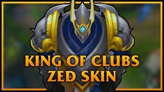 King of Clubs Zed LoL Custom Skin ShowCase