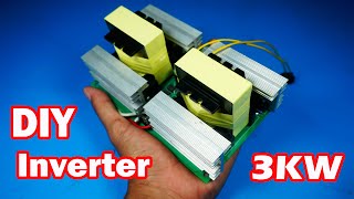 How to make 12V / 24V to 220V 3KW Pure Sine wave inverter Part 1