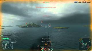 world of warships . Линкор 3 уровня Кавачи