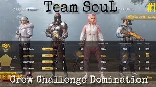 75 Kills In 2 Matches | Crew Challenge | Team SouL | PUBG Mobile