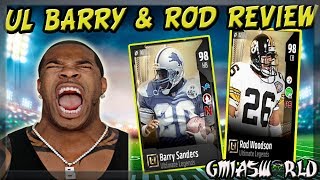 UL 99 SPEED BARRY SANDERS AND 1000 SPEED ROD WOODSON BREAKDOWN TRUTH Madden 18 Ultimate Team