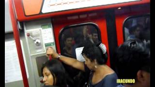 En el ultimo tren del METRO DE LIMA--Estacion Atocongo---Villa el Salvador