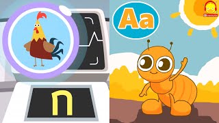 เพลง ก.ไก่ ถึง ฮ.นกฮูก / เพลงเอบีซี ABCD & Phonics song