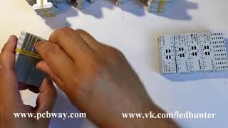 Распаковка плат заказ 08 с сайта www.pcbway.com
