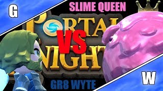 GR8 WYTE VS SLIME QUEEN!!!! Exploring Villainous Update Pt 3! - Portal Knights 1.5.2