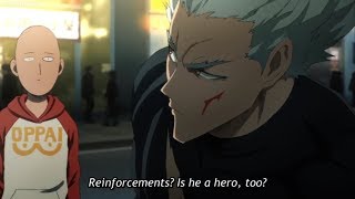SAITAMA VS GAROU  | first fight | one punch man season 2