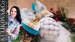 Сувенир новогодняя шишка DIY от Yuliana M