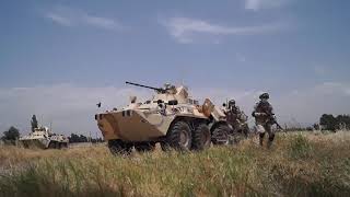 Учение по антитеррору на 201-й военной базе ВС РФ в Таджикистане