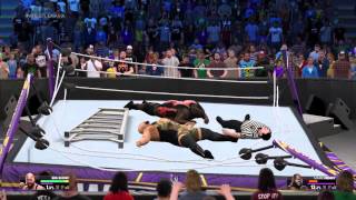 WWE 2K15 ring break