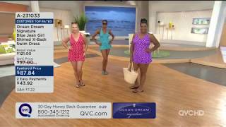 QVC model Kerri Kazall in swimwear