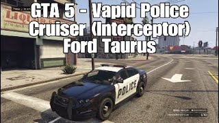 GTA 5 Vapid Police Cruiser (Interceptor) Review