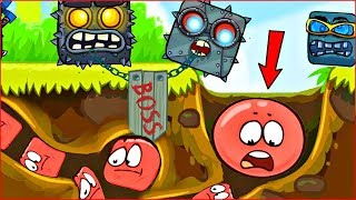 Вау Какие ЛОВУШКИ - ОГО !!! КРАСНЫЙ ШАРИК новая веселая игра ! Мультик   !
