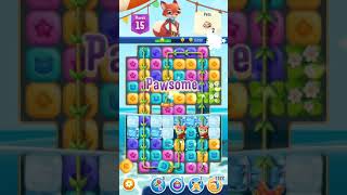 Pet Rescue Puzzle Saga Level 445 2 stars