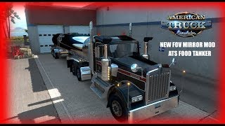 NEW FOV Mirror Mod ATS 1.30 Gameplay | Food Tanker ATS