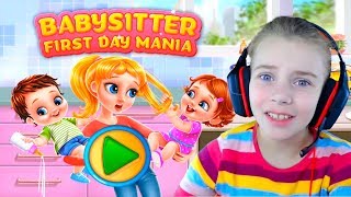 ПЕРВЫЙ ДЕНЬ НЯНИ смешное ВИДЕО ДЛЯ ДЕТЕЙ Новый игровой мультик детская игра