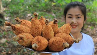 Crispy Chicken Legs With Potatoes Recipe - Prepare By Countryside Life TV.