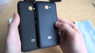 Сравнение крышек "чёрный жемчуг" и "frosted matte" для Xiaomi Mi2S