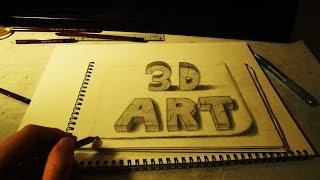 3D рисунки карандашом