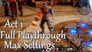 Wolcen: Lords of Mayhem FULL Act 1 PLAYTHROUGH at MAX Settings