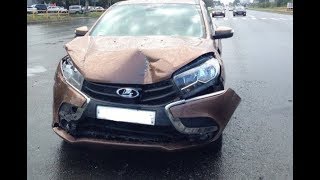 #5 LADA XRAY  Ремонт бахнутого в морду. Красим бампер