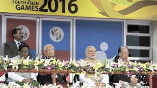 PM Modi at the Inauguration of the 12th South Asian Games in Guwahati, Assam