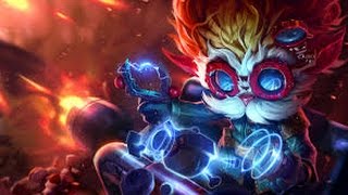 League of legends-Crazy one shot  Heimerdinger ap build mid lane carried team Gameplay score:21/9/11
