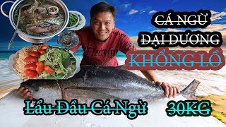 HTB 88 ll NẤU & ĂN LẨU ĐẦU CÁ NGỪ ĐẠI DƯƠNG KHỔNG LỒ