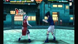 Naruto Clash Of Ninja Revolution 2-Sakura Vs Sasuke