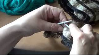 Одностороннее вязание из ленточной пряжи Bolero