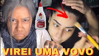 PASSEI COLA BRANCA NA CARA E VIREI UMA VOVÓ