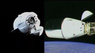 SpaceX CRS-25 Dragon docking