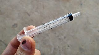 Полезная самоделка из ШПРИЦА или как быстро удалить сердцевину помидора?