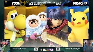 Poi Poundaz 2 Teams: SSBU - WR1 - Frency + Hina Vs  Honda + Niunyan