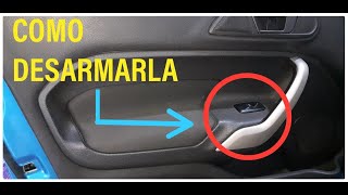 DESARME DE PANEL DE PUERTA ford fiesta kinetic