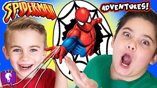 SPIDERMAN Toy Adventure with SKEE BALL and Kids Play