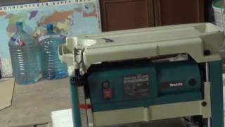Обзор рейсмуса Makita 2012NB. Review Makita 2012NB thicknesser.