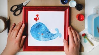 Как Нарисовать Кита Рыбку/ Лучшая Техника Для Детей 2-4 лет