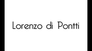 LORENZO DI PONTTI demo