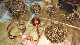Новогодние поделки.hand made.Делаем декоративные шары.