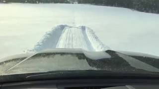 По свежей снежной целине в поле и лесу на TLC 200.