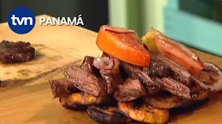 Receta con Argimiro Armuelle - Entraña con Camote