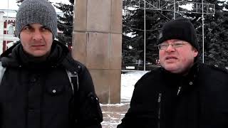 Рассерженные горожане против Путина. Александр Скиперских. Елец. 4 февраля 2012