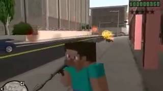 Mc Приколы про Minecraft #10 Gta San Andres