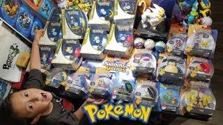 OPENING THE BIGGEST HAUL OF POKEMON TOYS EVER!! HUGE COLLECTION OF TOYS!! NEW REVIEW STATION!!