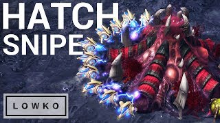 StarCraft 2: PROBES SNIPE A HATCHERY?!