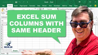 Excel Add Columns With Same Header - 2362