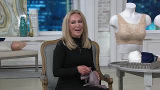 Breezies Set of 2 Lace Cami Bras on QVC