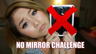 No Mirror Makeup Challenge