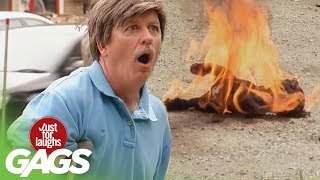 Puppy On Fire, Snake Charmers, and Monster Frogs Pranks - Throwback Thursday