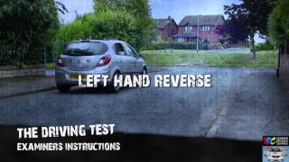 Driving Test - DSA examiners instructions